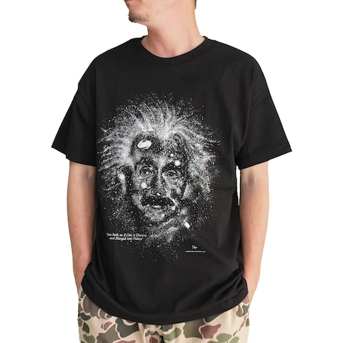 STARRY NIGHT プリントTシャツ Cotton Expressions メンズ レディース 星 夜空 天文学 アートT 半袖 040092 ブラック