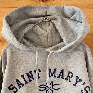 【GILDAN】カレッジ セントメアリーズ saint mary's college アーチロゴ プリント スウェット パーカー プルオーバー フーディー M US古着