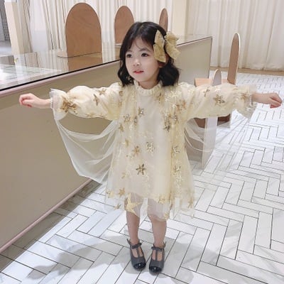 子供服 ワンピース 女の子 長袖 半袖 子供ドレス チュール dress