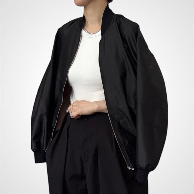 SCYE  Women's   Silk Nylon Parachute Cloth Bomber Jacket