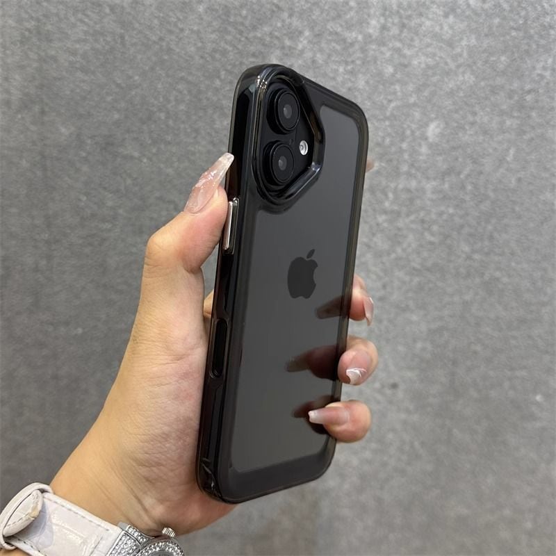 【詳細不明】Aロゴ 透明ケース付き　　2021年 iPhone17~7Plus対応】シンプルなのに高見えします◎耐衝撃クリアケース