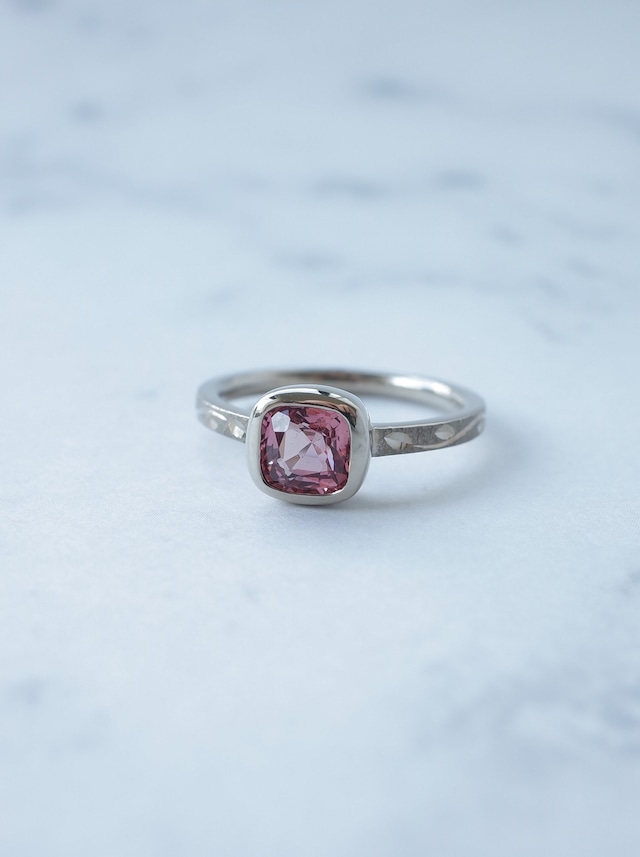 Pink Spinel Ring -2