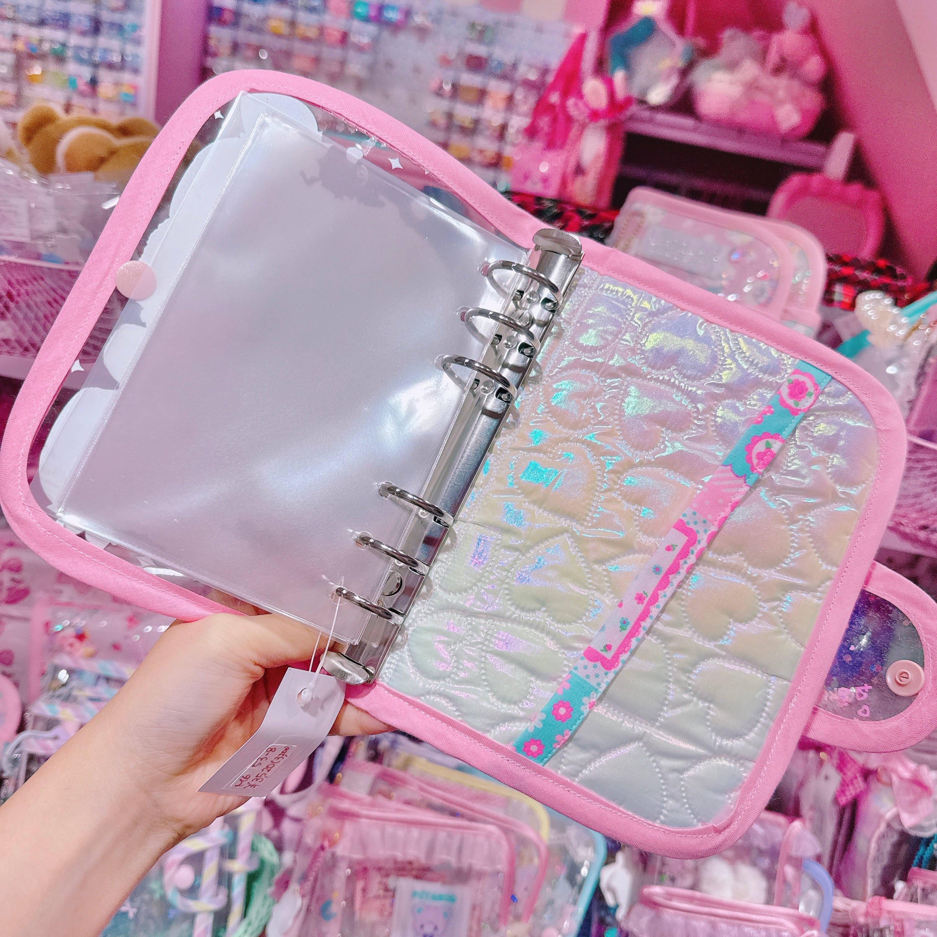 【M6】53-8シール帳(A6)6穴リング