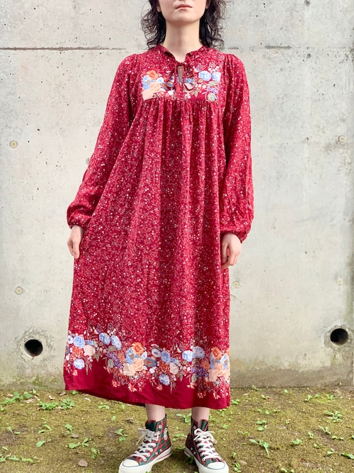 Vintage Bohemian Pedicel Dress