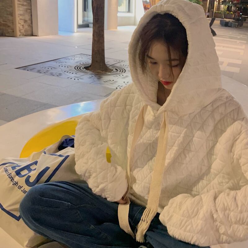 ベルベットオータムウィンタールーズフードコート コットン 大人ガーリー スウィート キュート カジュアル 秋物 冬物 萌量不足48901264628