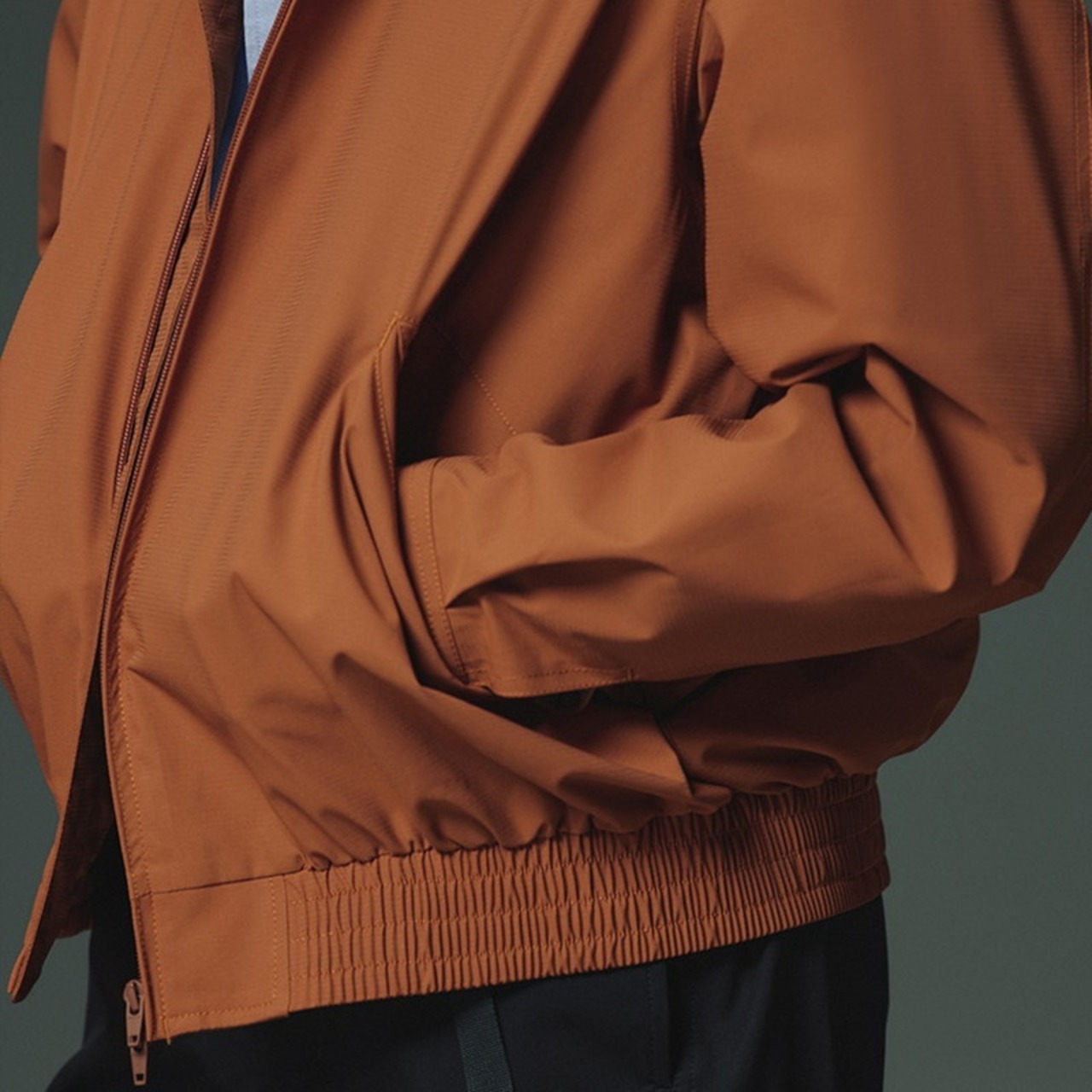 シンプルベーシックハリントンジャケット　963