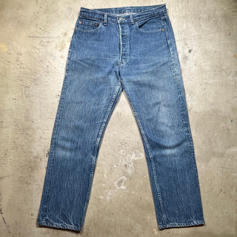 Rare 80s Levi’s 501 Stripe Denim