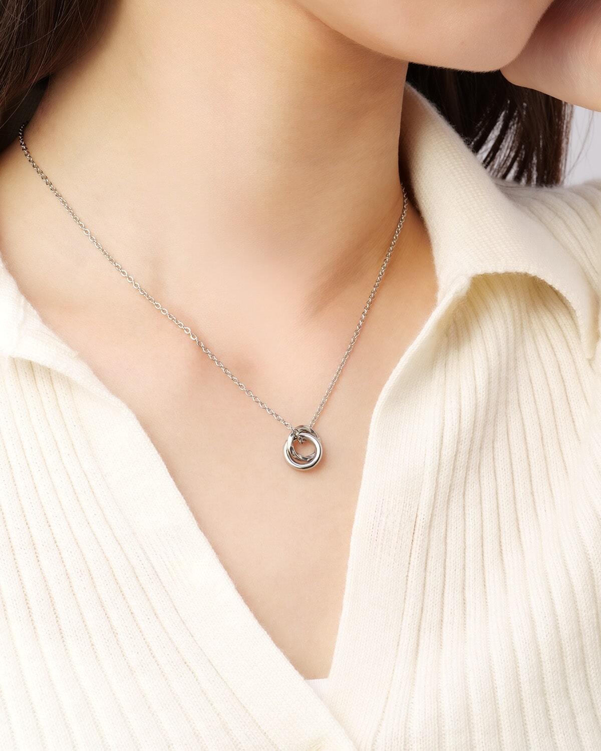 Double ring necklace | GLUCK（グルック）