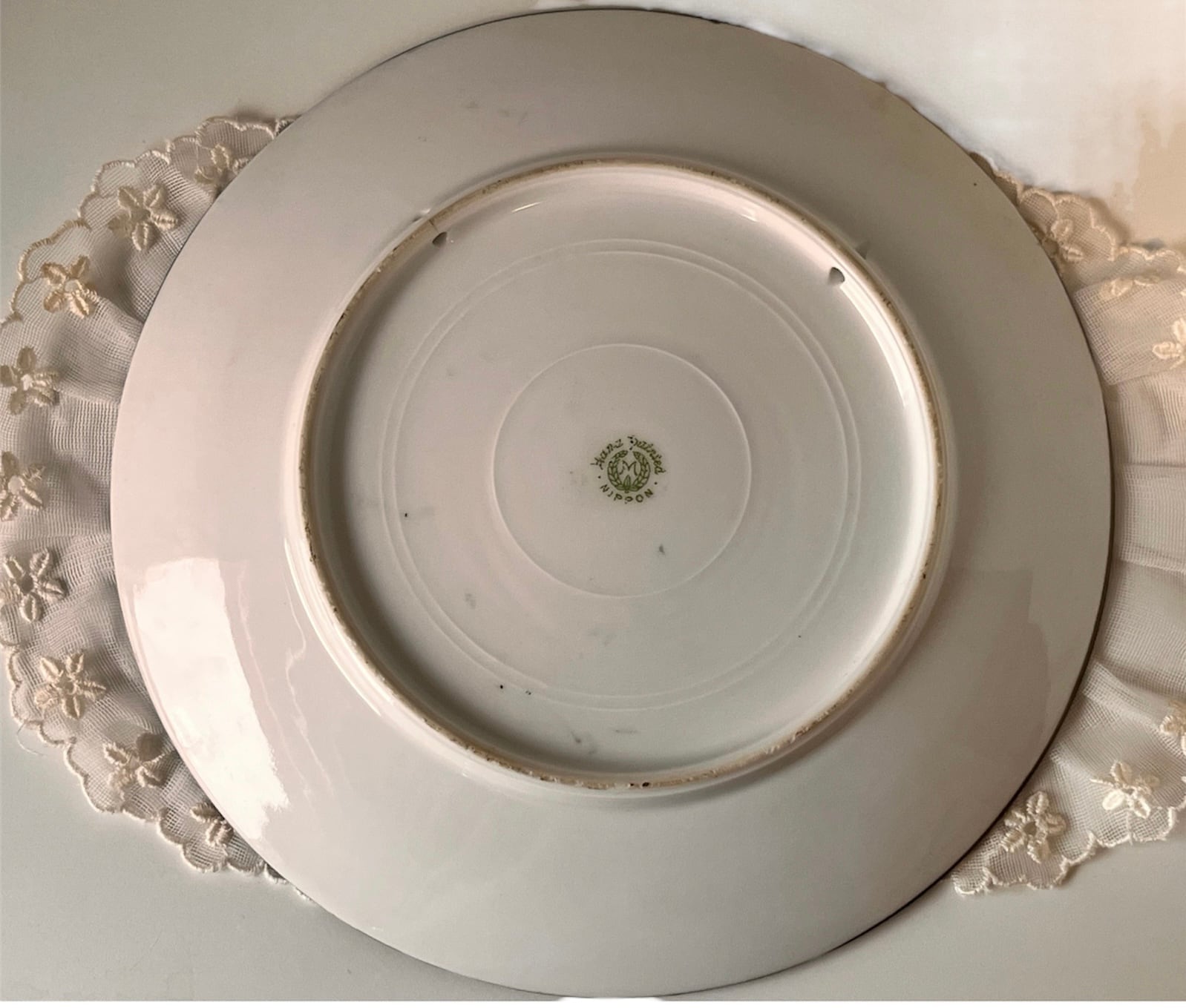 オールドノリタケ】アンティーク！！＜砂漠の風景＞手描きの飾り皿