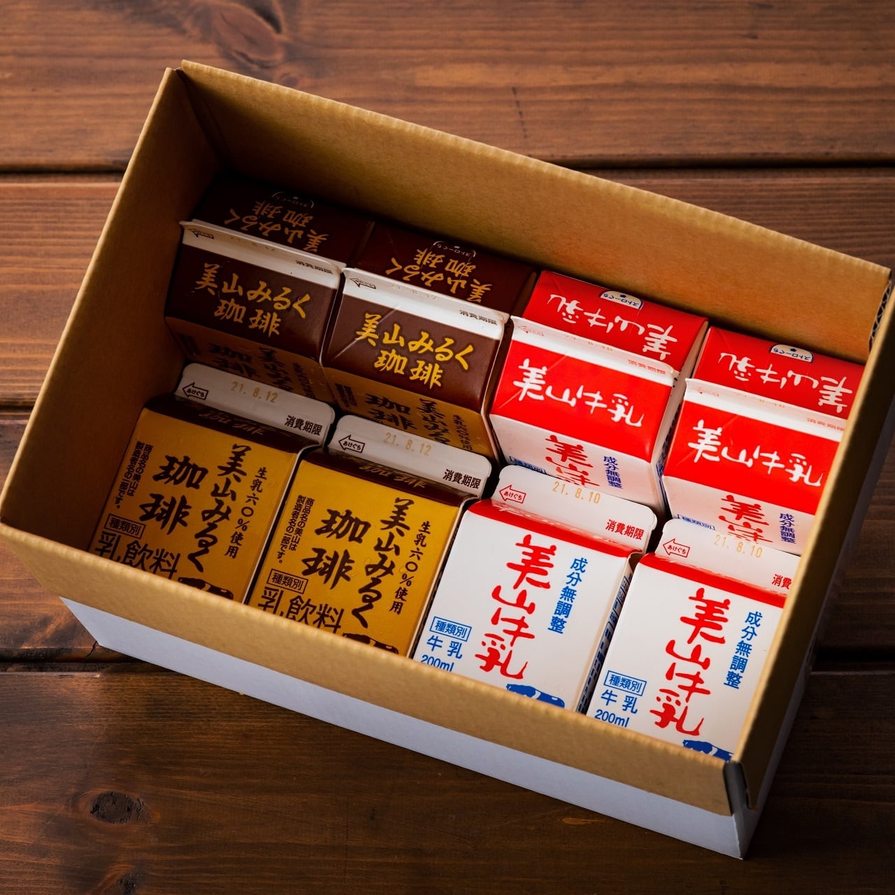 美山牛乳・美山みるく珈琲200㎖ 8パックセット | 美山ごちそうの森