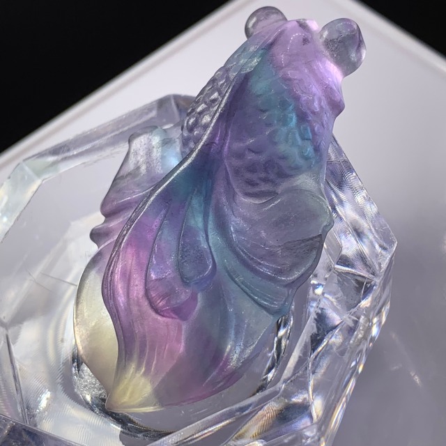 6.穴有り✩大型✩美しい金魚さんグラデーションフローライト