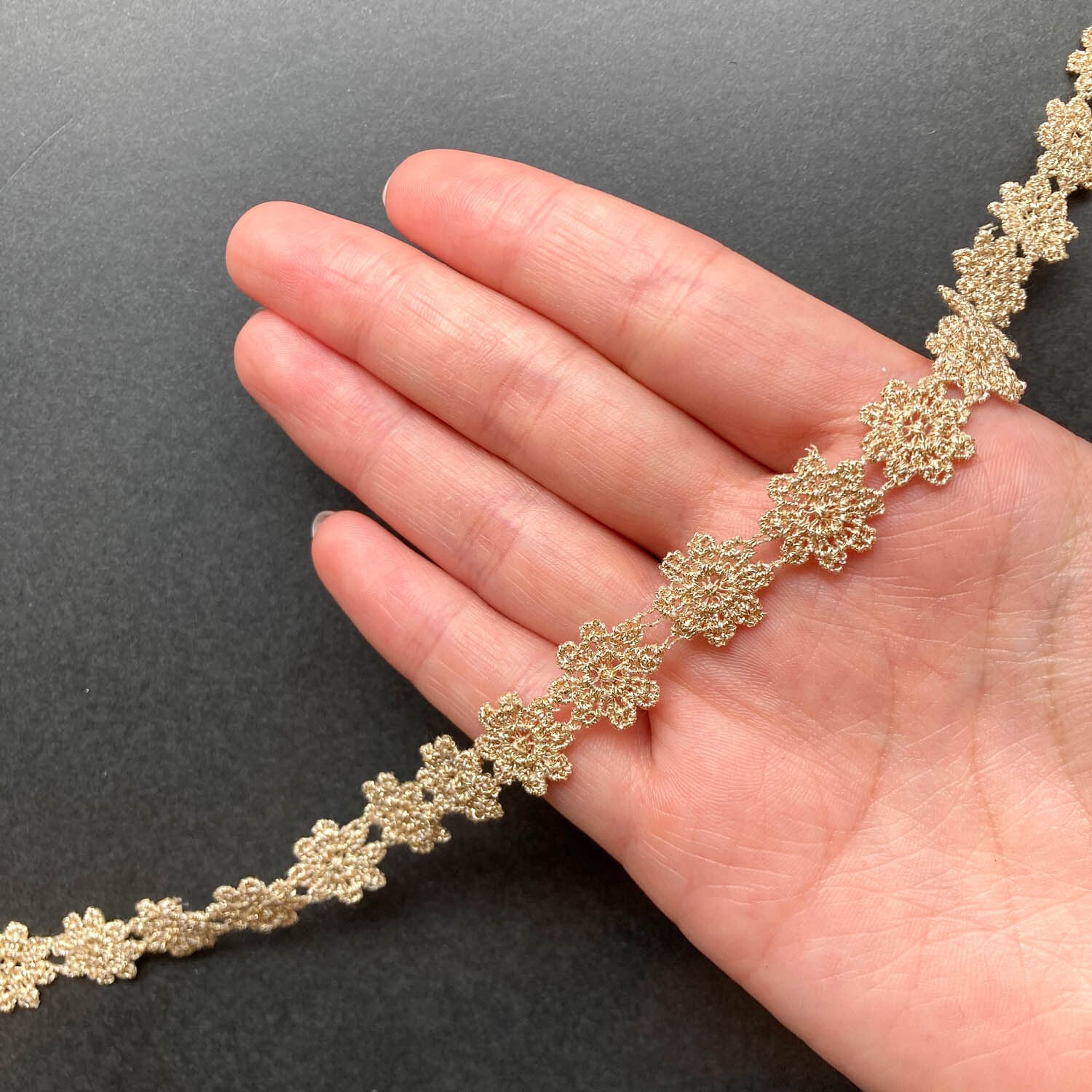 再入荷〉ミニ透かしお花レース（50cm〜） | Dua-アクセサリーパーツ