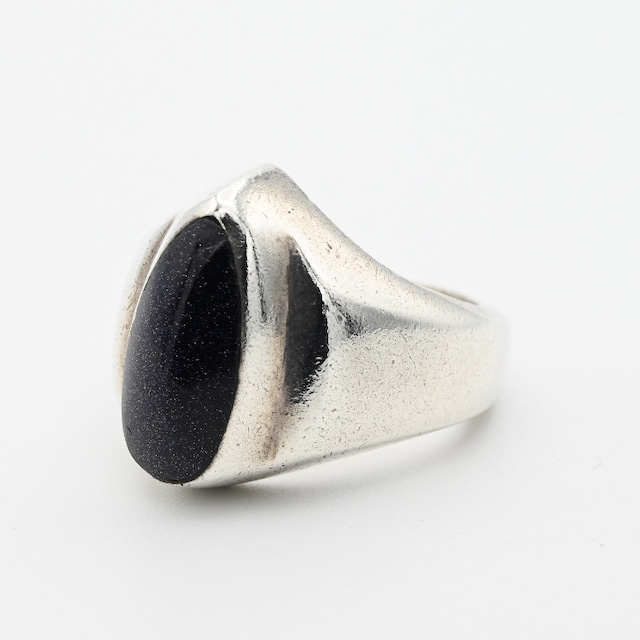 Blue Goldstone Modern Ring #14.0 / Mexico