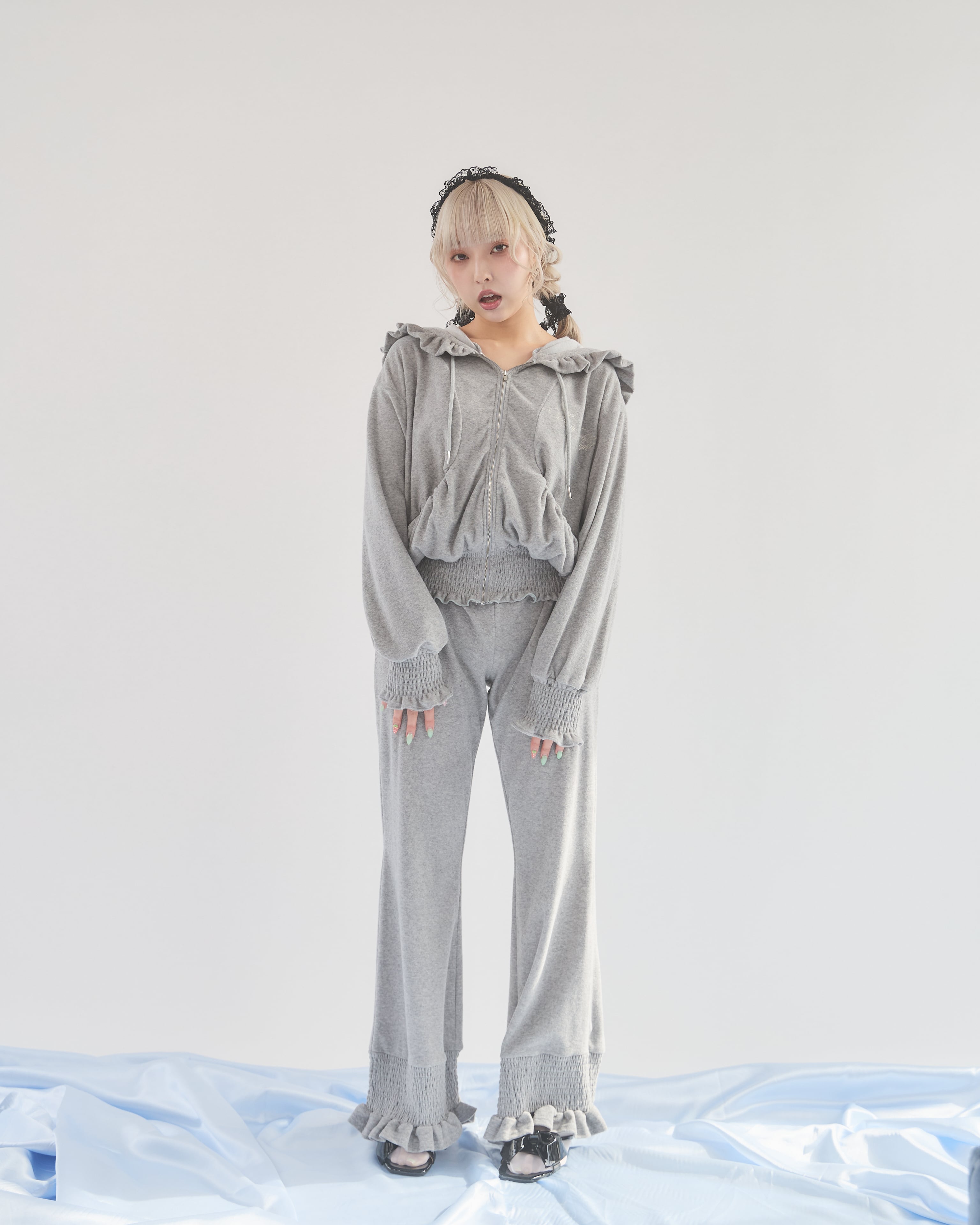 Starry⭐︎パイルシャーリングパーカー | lilLilly official webstore