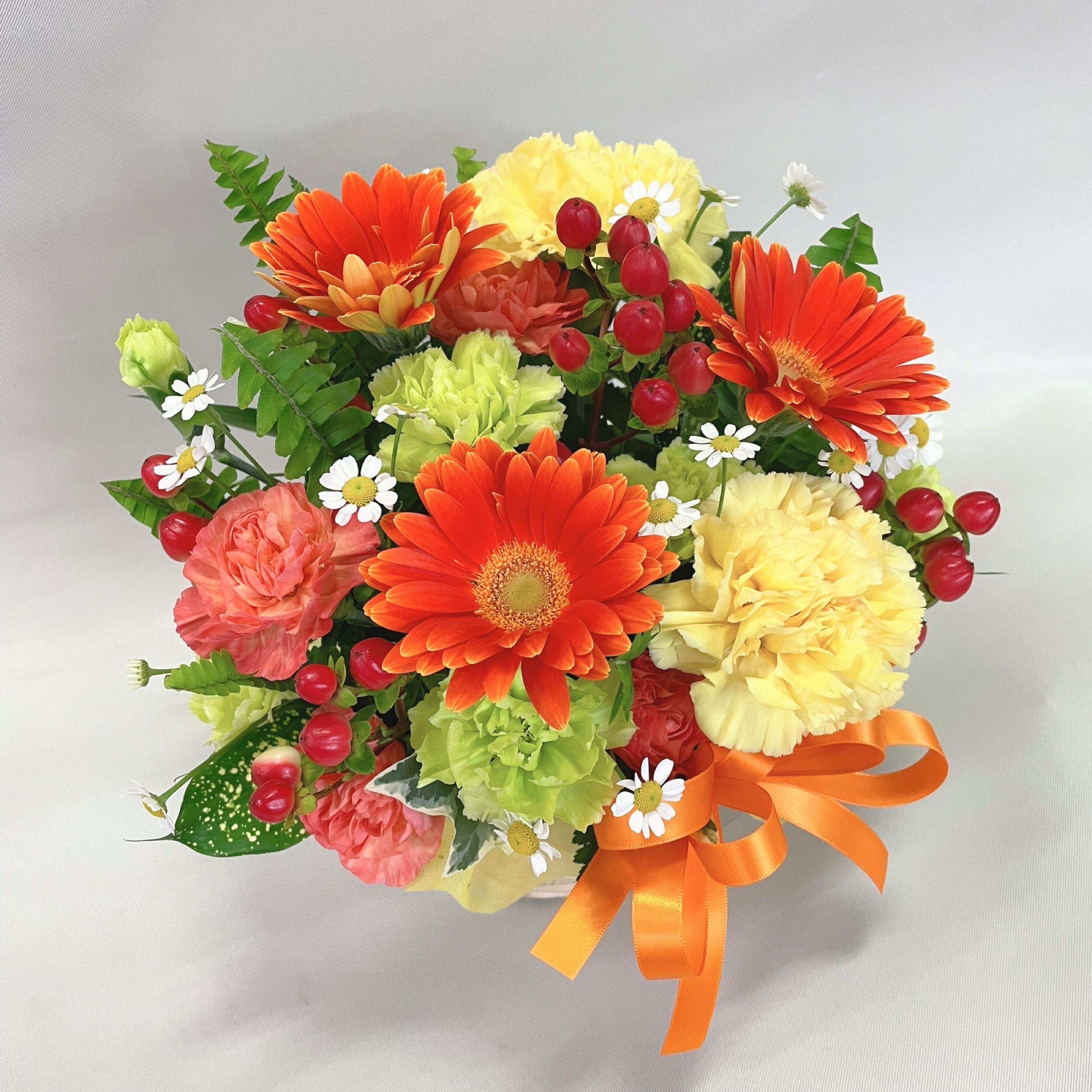 花母の日 誕生日 プレゼント おまかせアレンジ ビタミンカラー ギフト