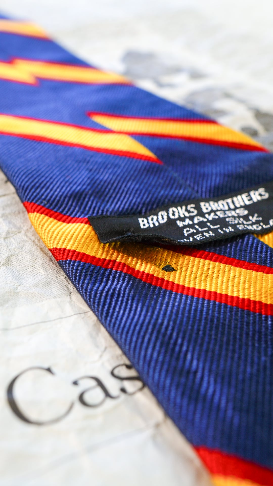 1960s】BROOKS BROTHERS ブルックスブラザーズ レップタイ 《黒タグ