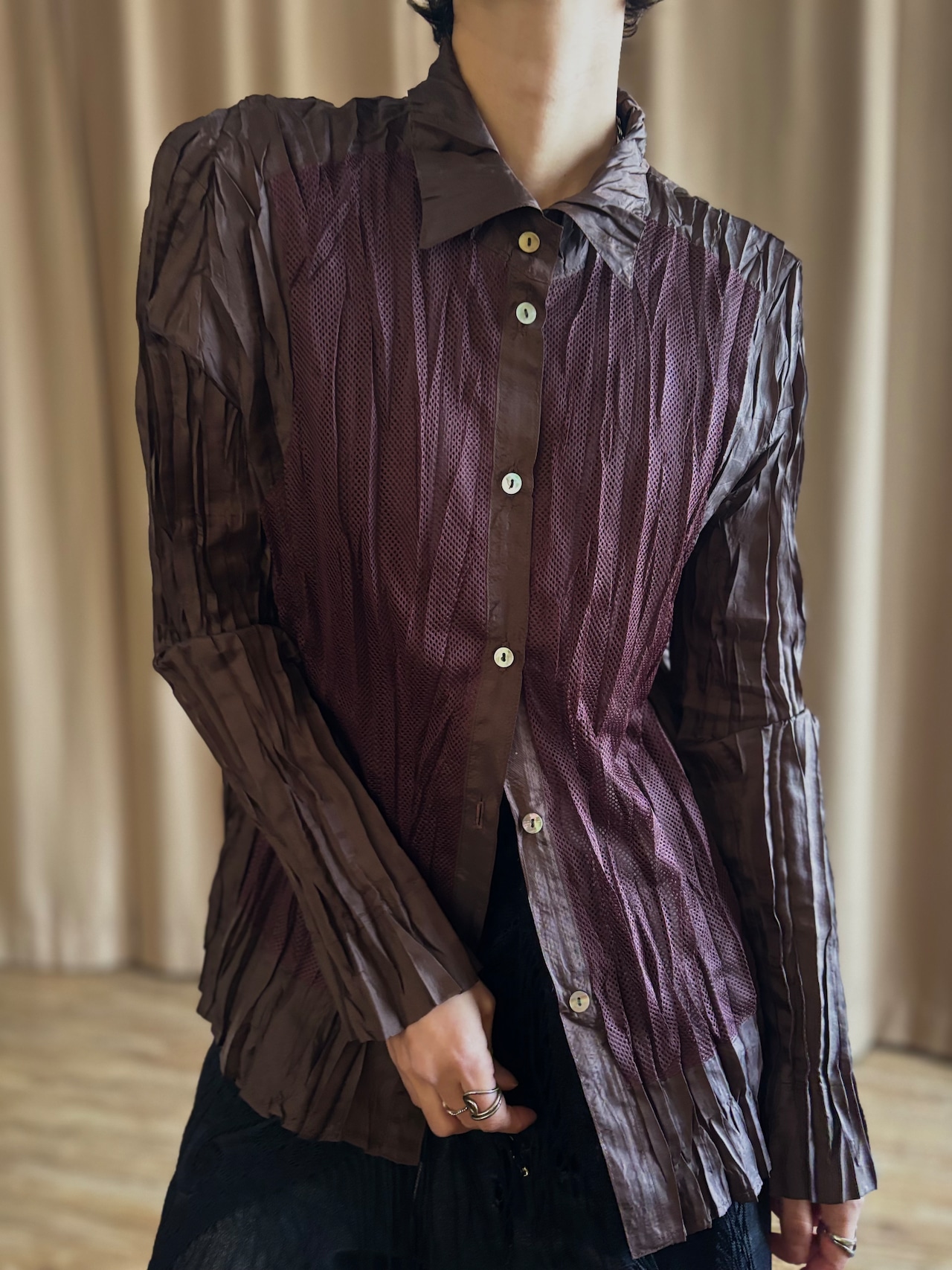 mocha brown mode shirt-5156-2