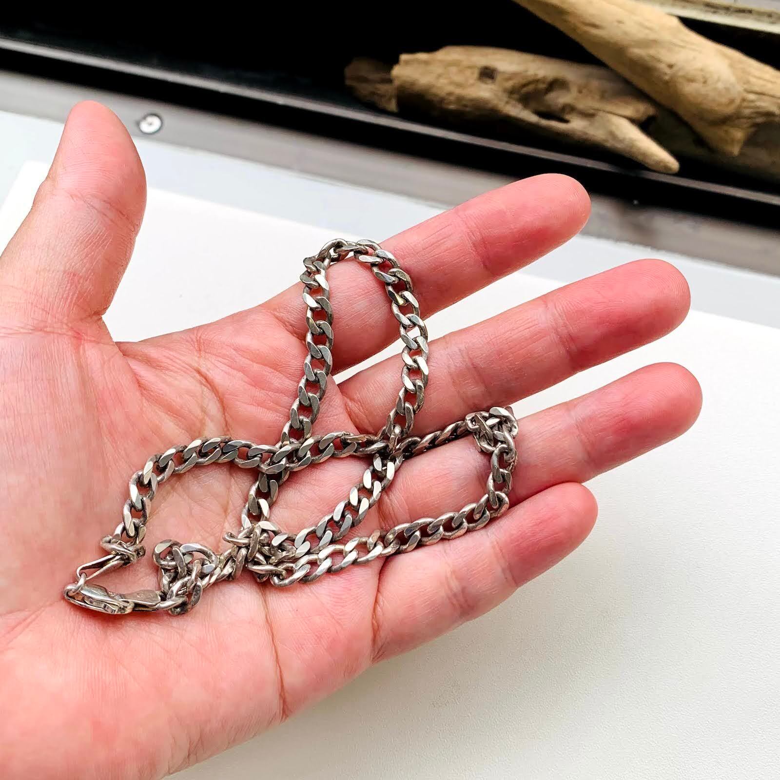 Italy シルバー925・5mm 喜平チェーンネックレス（44cm） | Milo 