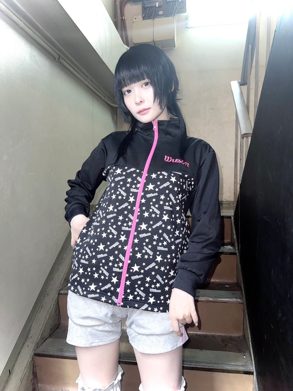 ruadidas 水玉　Sサイズ　ジャージ あでぃだす水玉おジャージ | プレミアム雀蜂