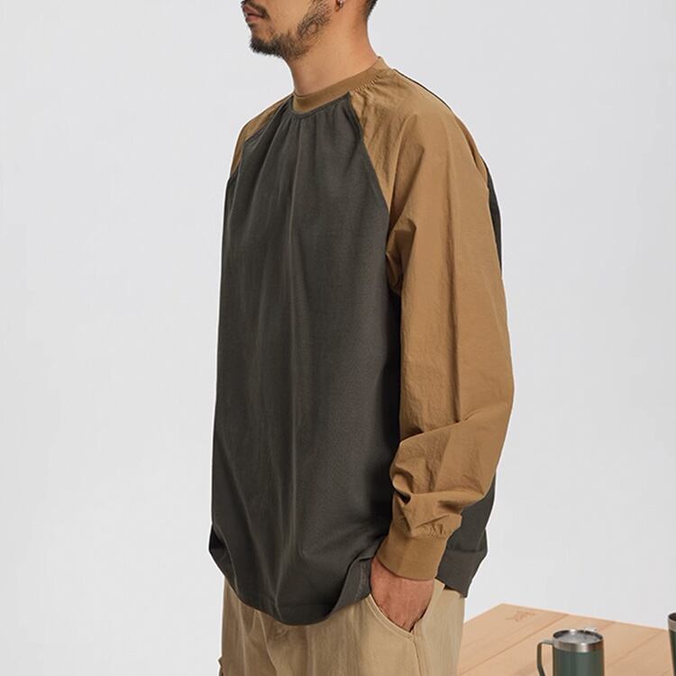 ★CONTRAST COLOR INNER BOTTLING SHIRT　　　A0705