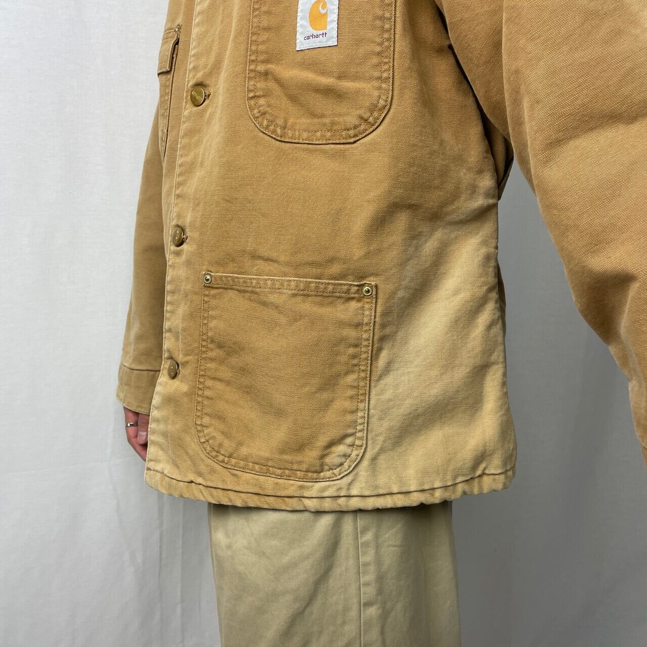 90年代 Carhartt カーハート ダック地 ミシガンチョアコート メンズL