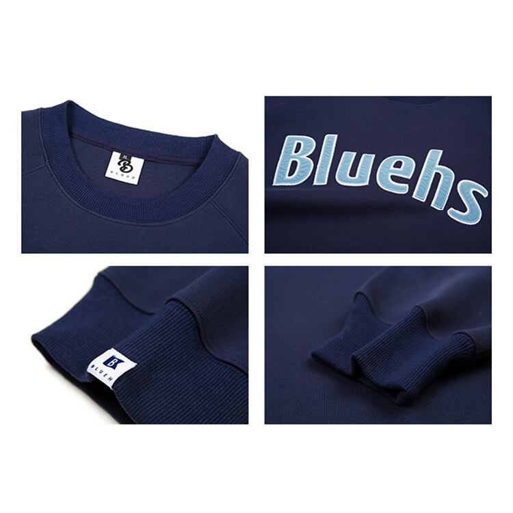 ★LETTER PRINT ROUND NECK SWEATER　　　A0409