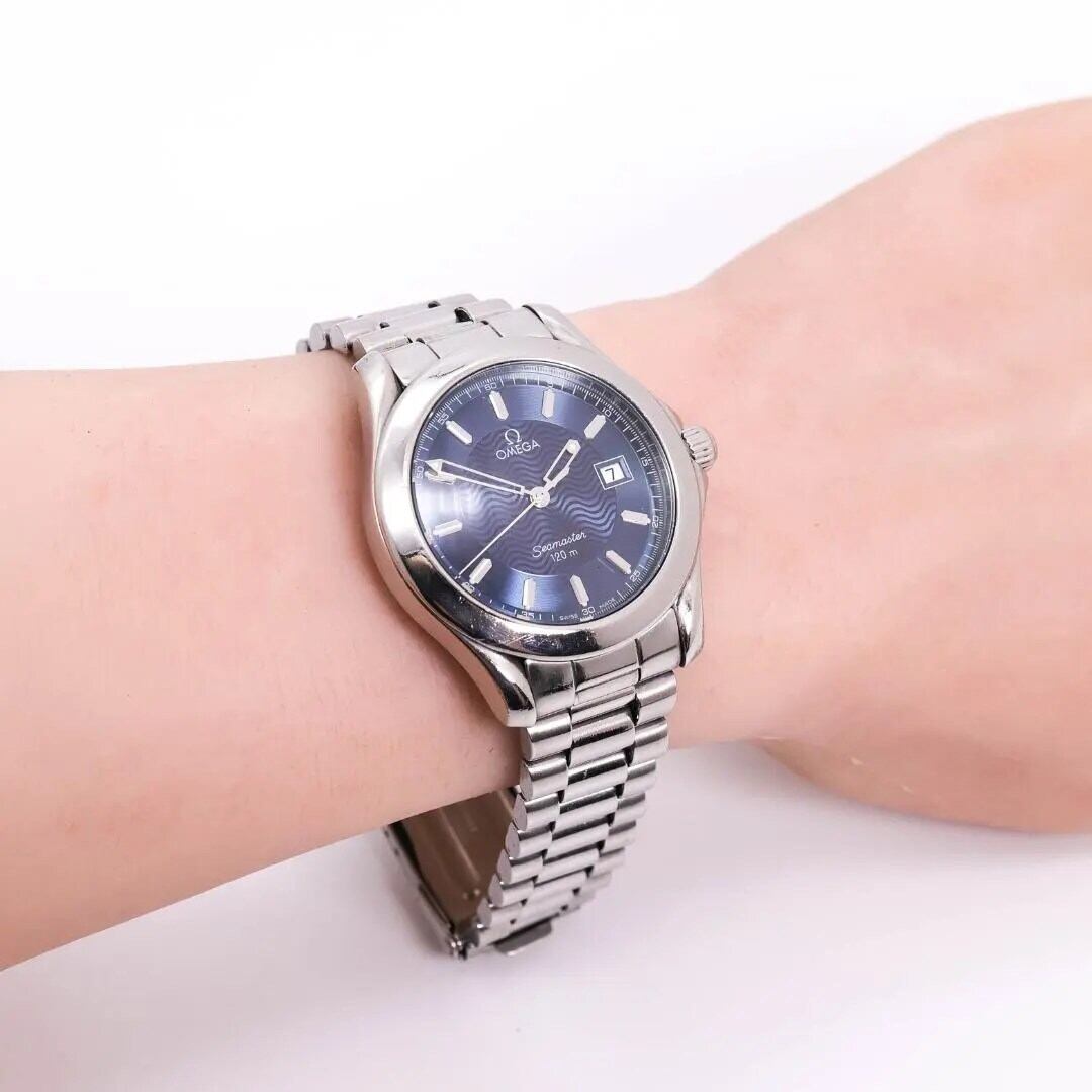 稼働 OMEGA Seamaster 腕時計 デイト ブルーウェーブ 3839 | Like a
