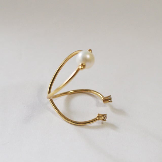 Beatriz Palacios/ Infinity Double Ring PEARL | 世界のかわいいもの