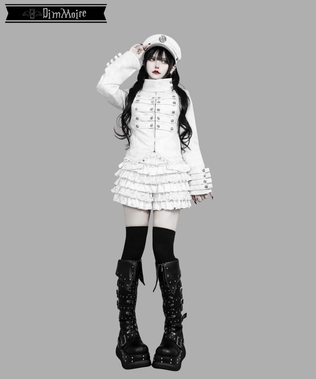 聖章ナポレオンフリルパンツ【White】