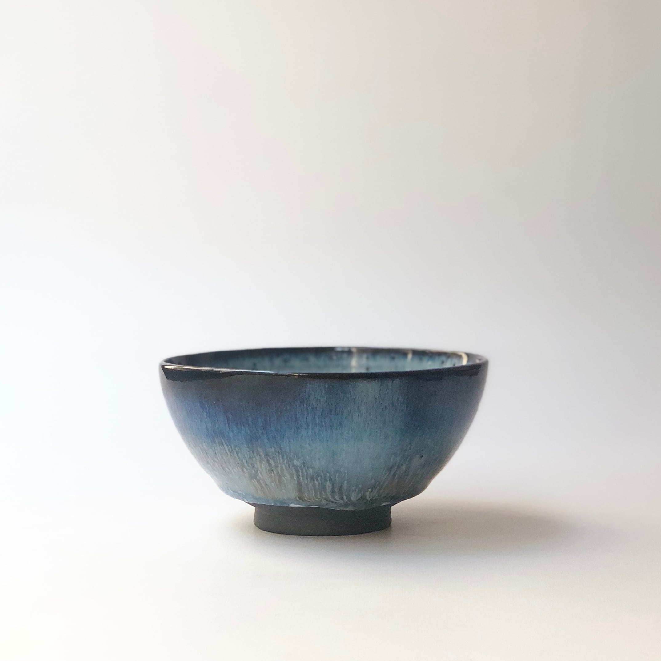 陶工房inori 飯碗 小 深藍 B