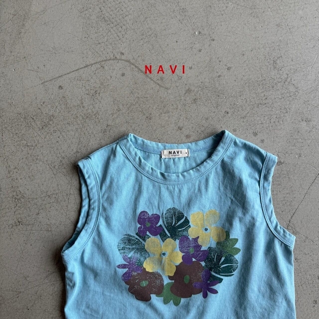 《予約》navi. ¨ flower tank top ¨ 26summer
