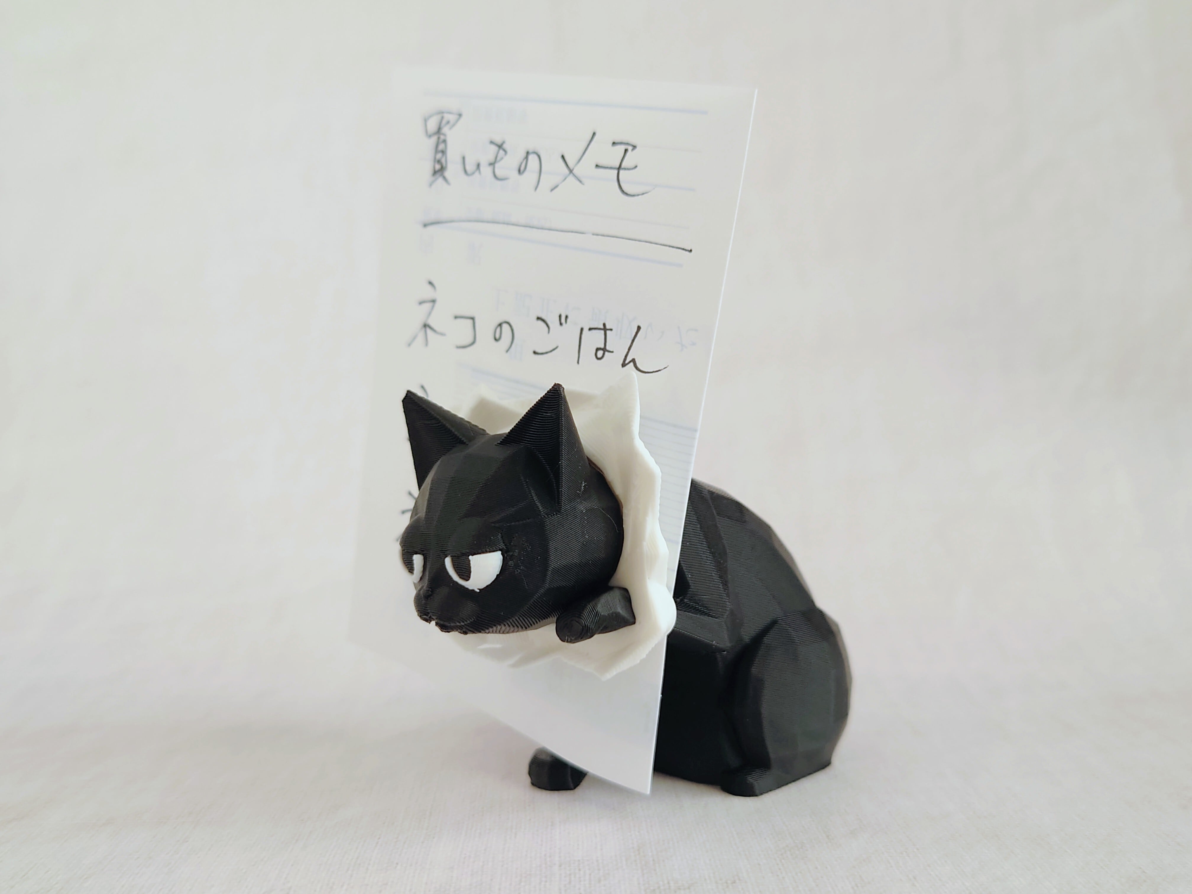 穴あき風猫メモスタンド | 猫社謹製