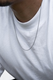 【Wire Skin Necklace】 / SILVER