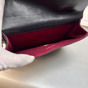 CHANEL シャネル ココマーク ダブルフラップ ショルダーバッグ 黒 A-13523