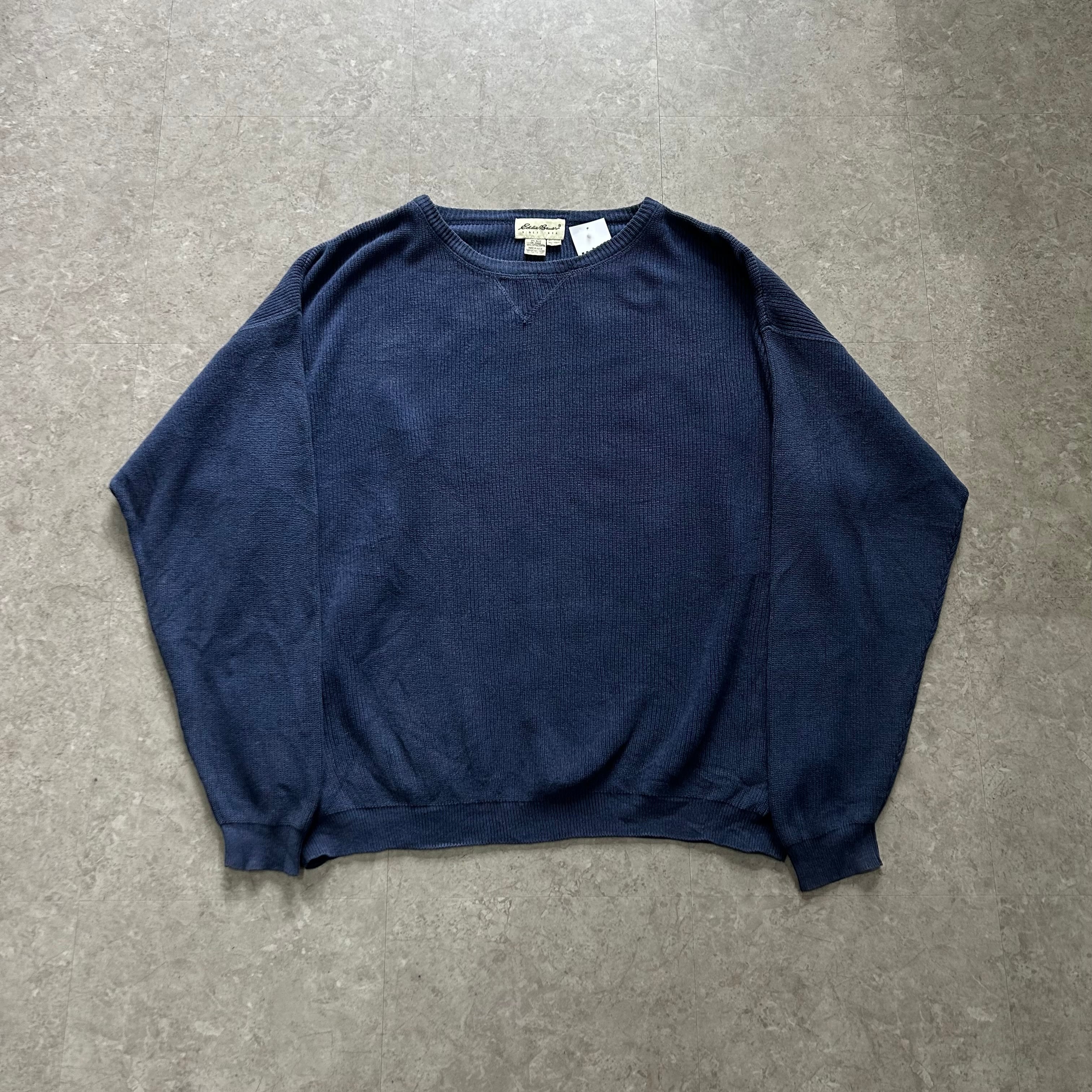 90s Eddie Bauer cotton knit【仙台店】