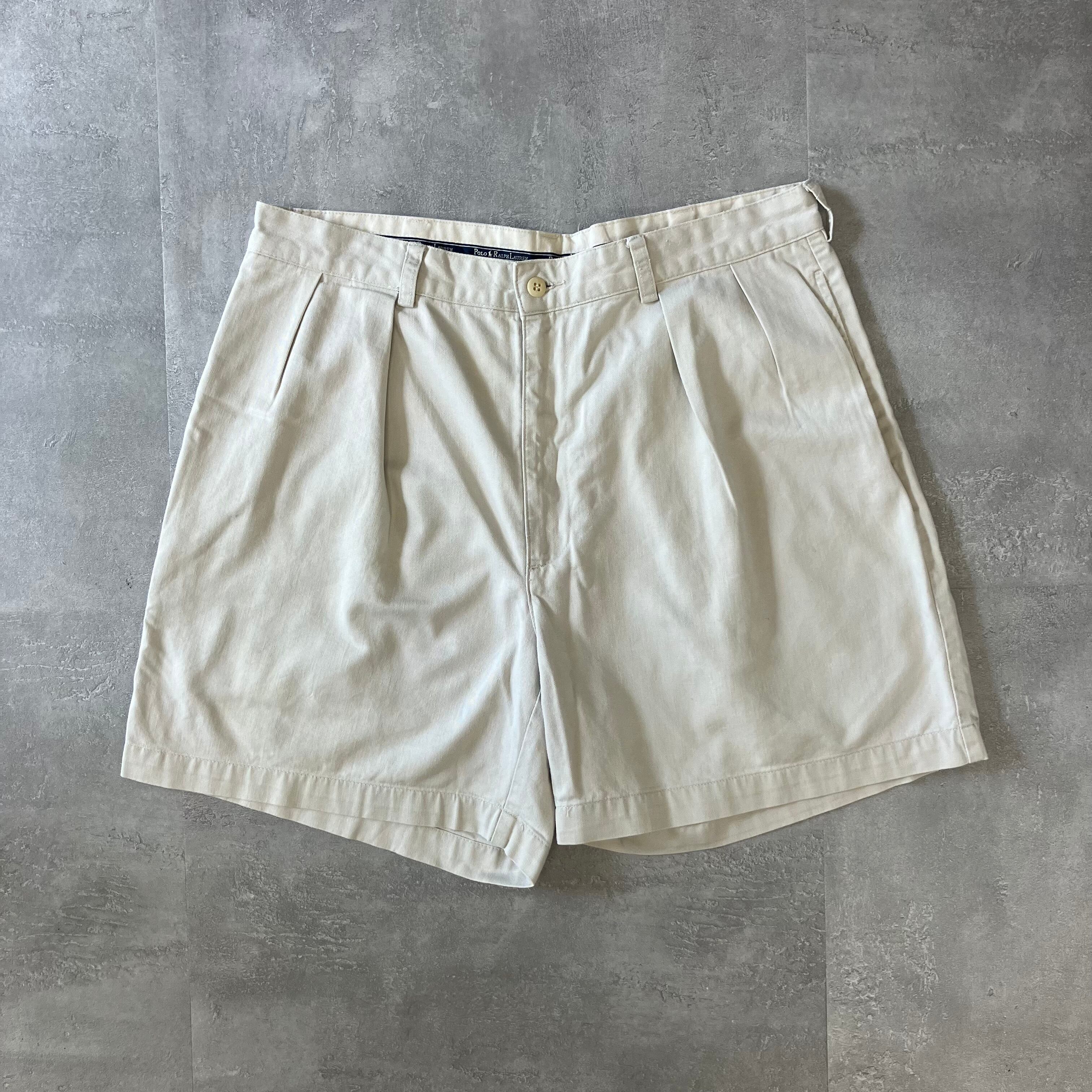 《実寸w35》POLO Ralph Lauren ポロラルフローレン チノショーツ ツータック No.2898