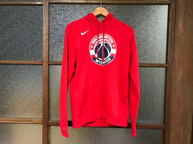 NIKE WASHINGTON WIZARDS LOGO HOODIE (RED)