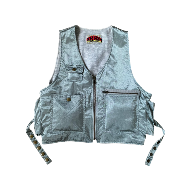 Hysteric Glamour Silver Multi-Pocket Vest