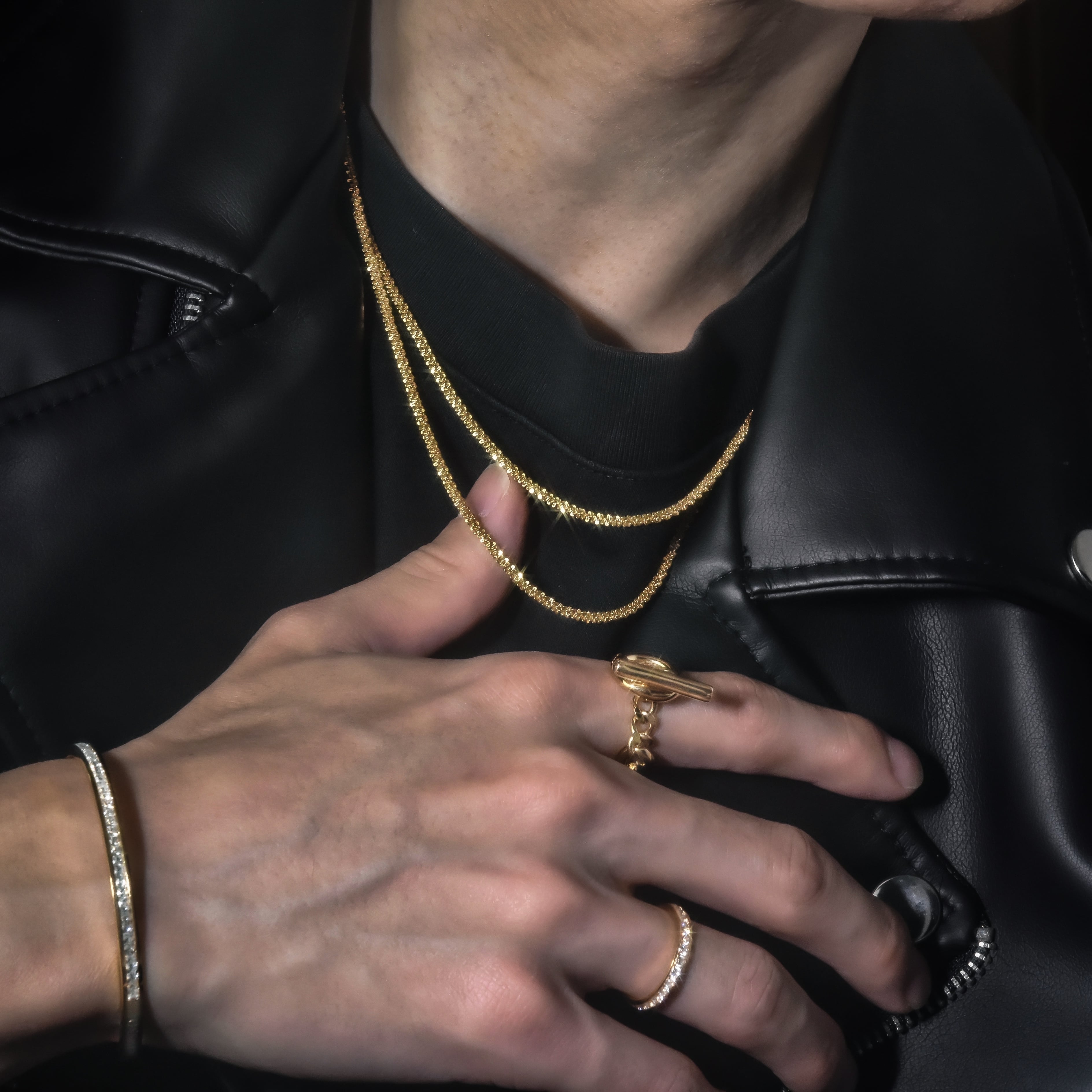 316L sparkling chain necklace | ✯Lucliss Jewelry✯