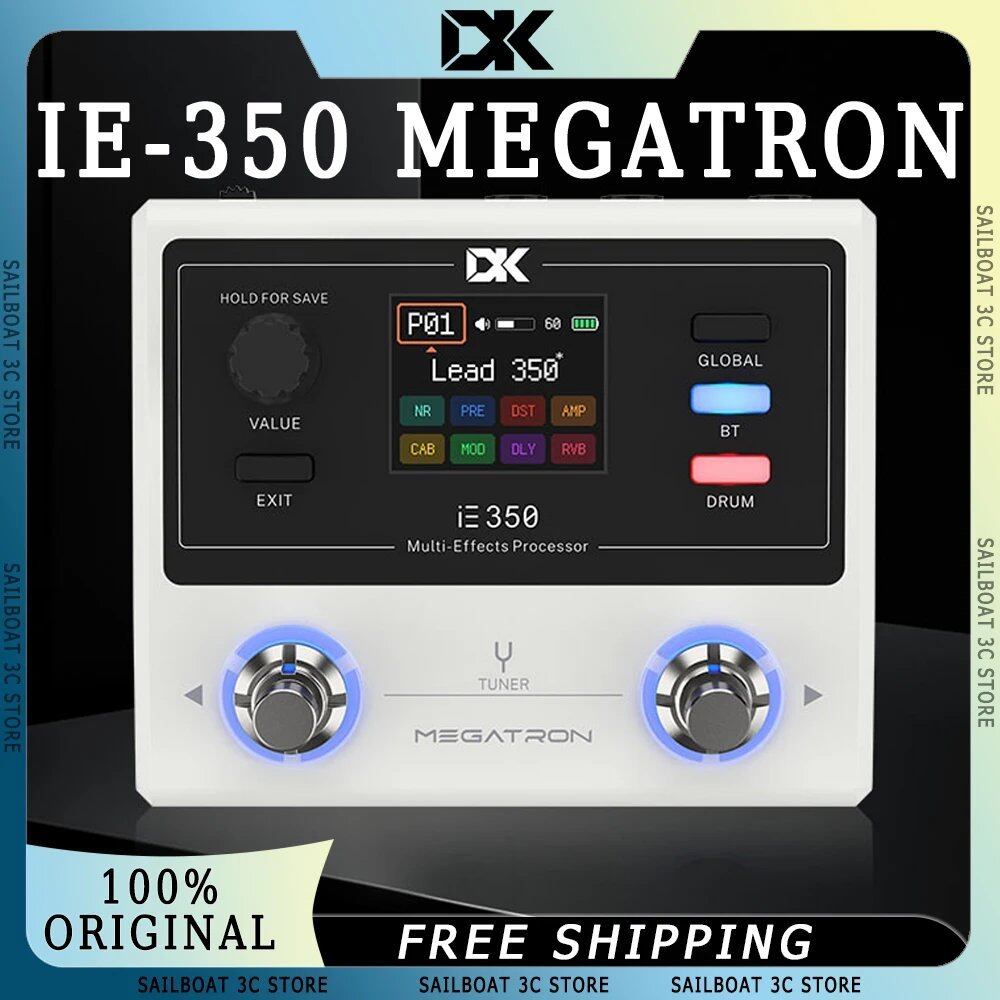 DK iE-350 MEGATRON エレキギター 統合エフェクト 充電式ドラムマシン