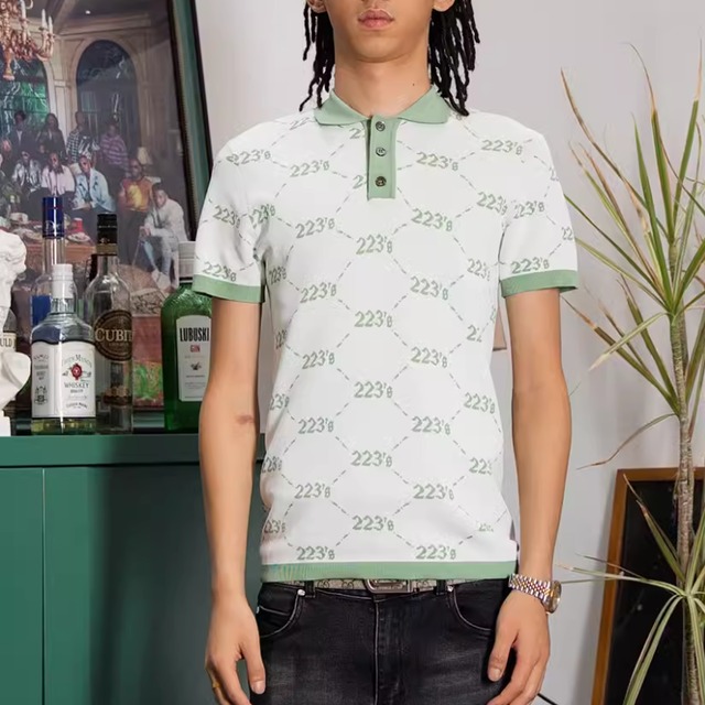 【DRIP5422】TGF Numbers Full Print Polo Shirt