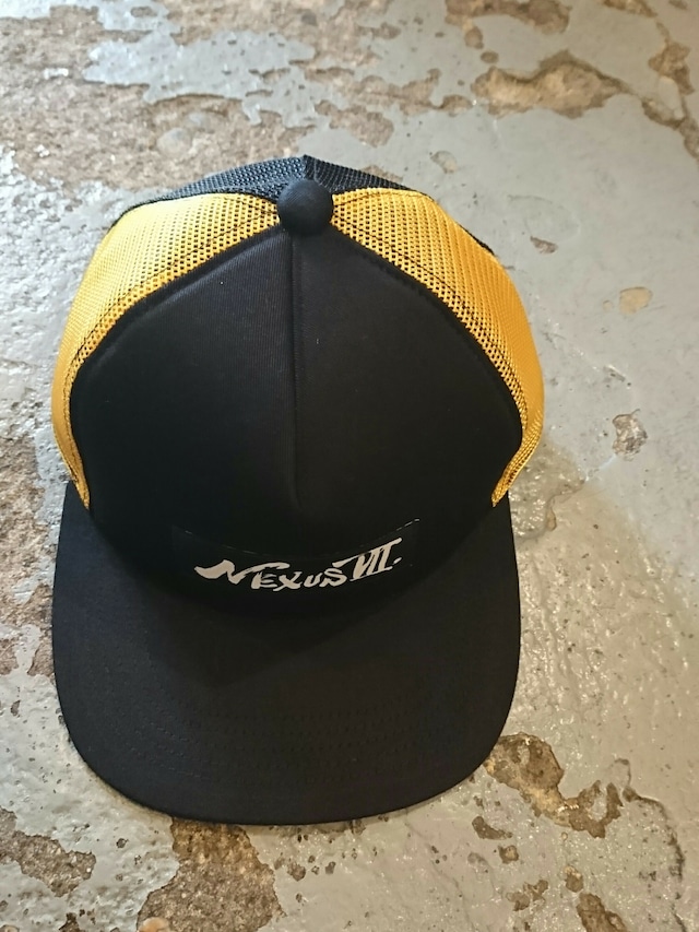 NEXUSⅦ. "MESH CAP" Black × Yellow