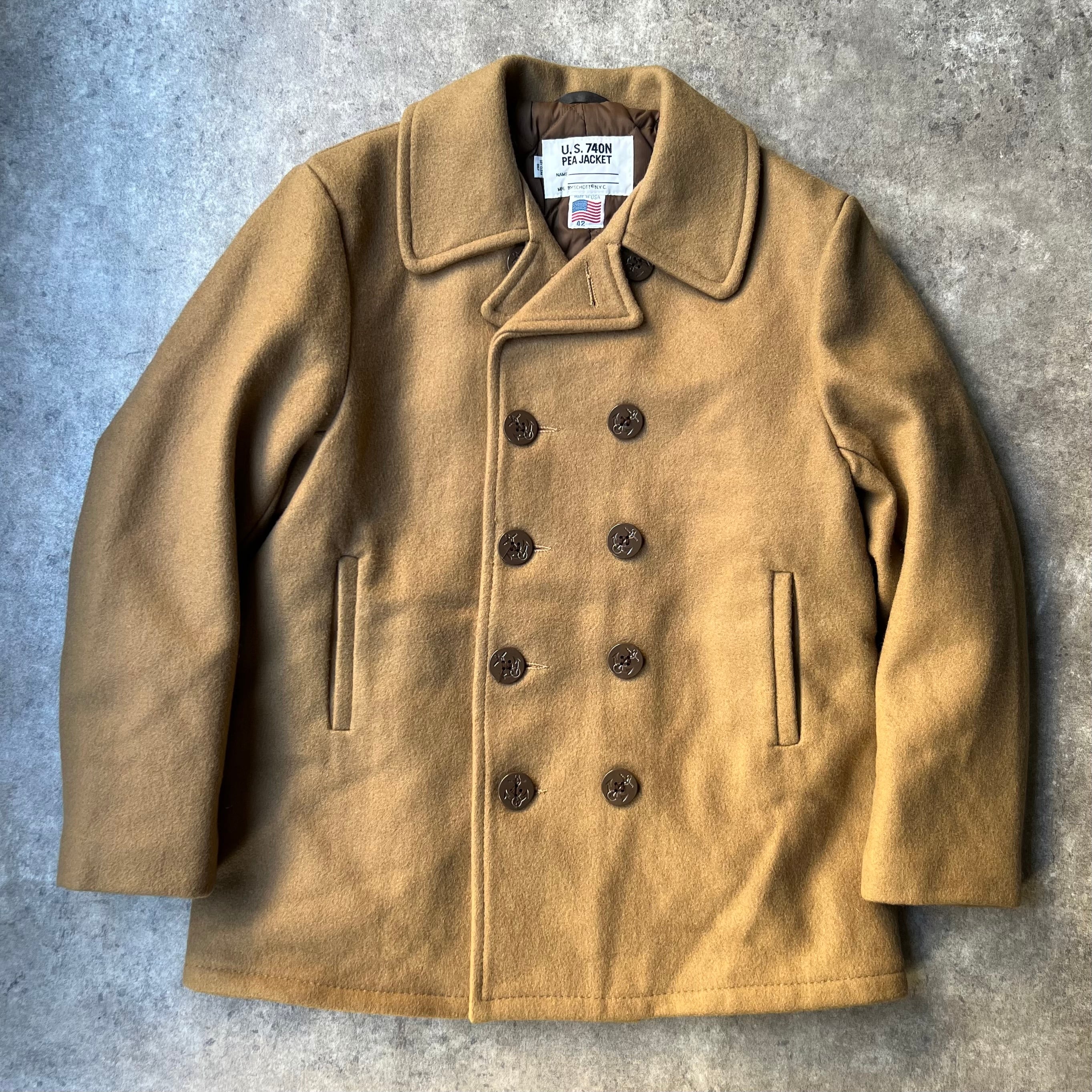 90s SCHOTT pea jacket | SHINO