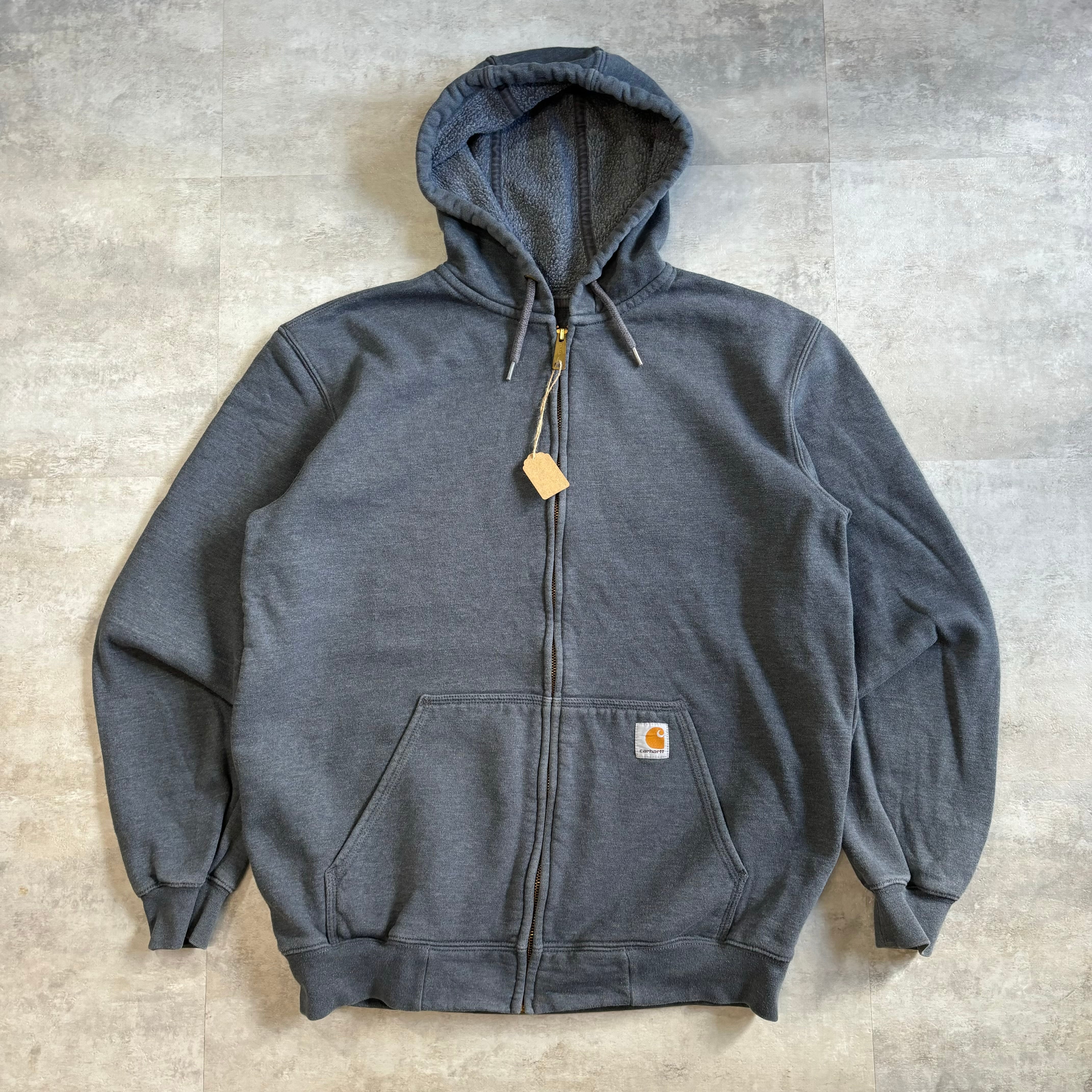 carhartt スウェット フルジップパーカー グレー M no.1556