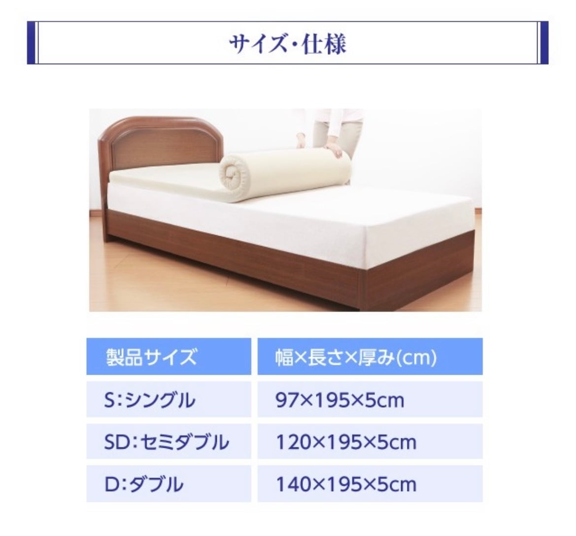 Japan Sleeper ジャパンスリーパー 日本製 形状記憶 低反発 マットレス