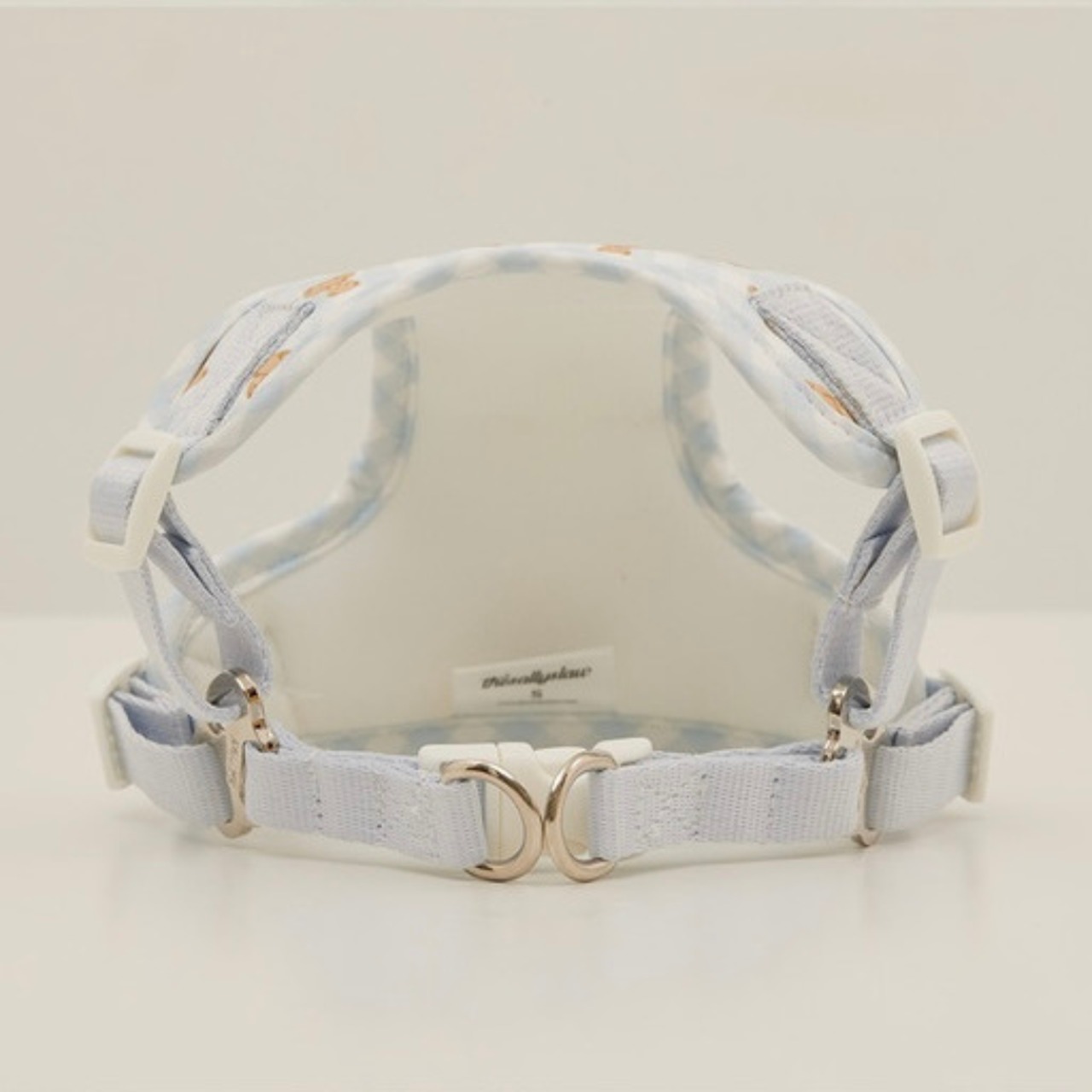 【予約】[ thesallyslaw ] Bailey cushioning harness｜Powder Blue Check - 4