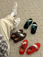 【26ss】牛革100%・String-point Sneakers_4colors