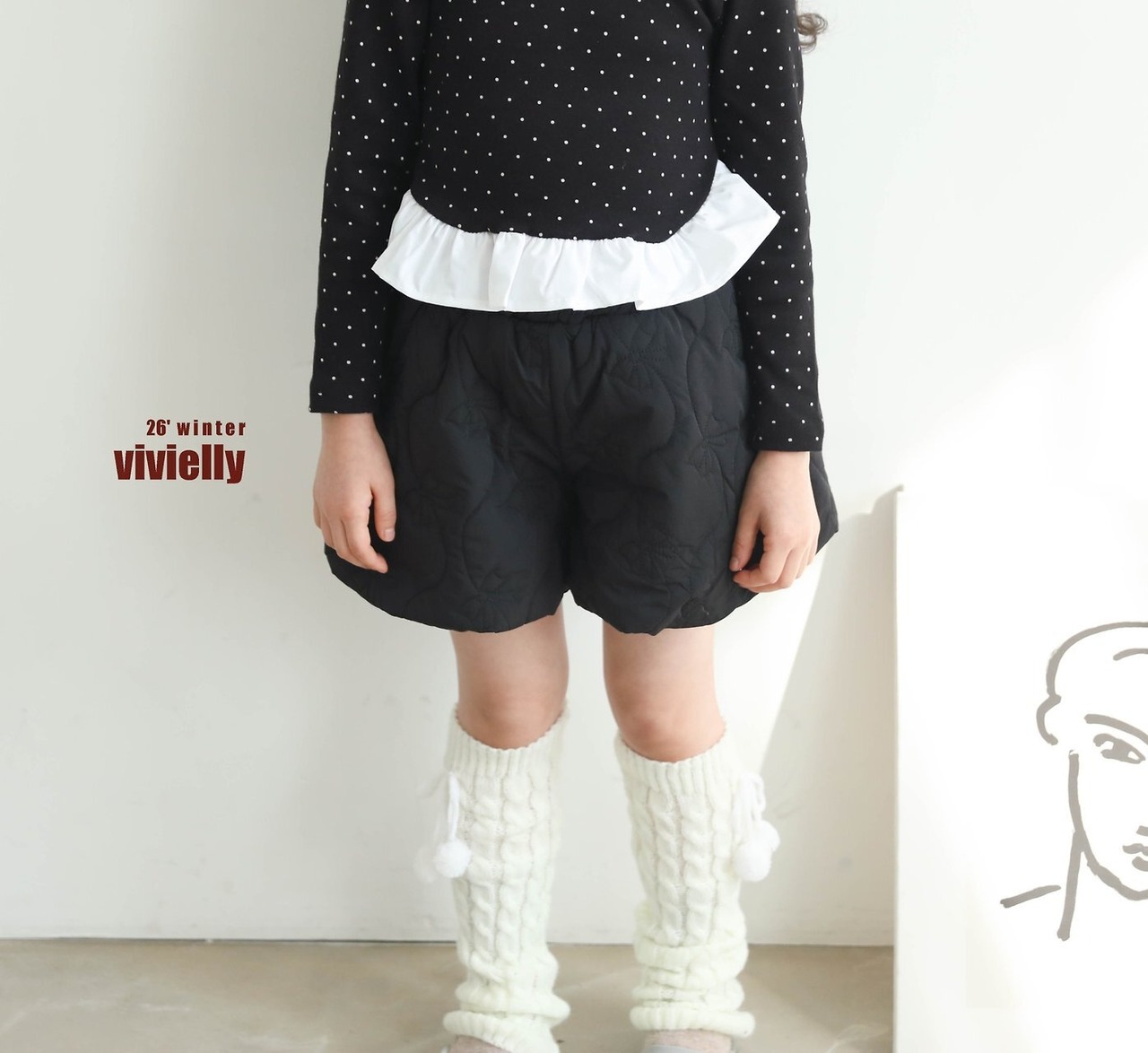 vivielly［取寄］anna quilting pants 26winter
