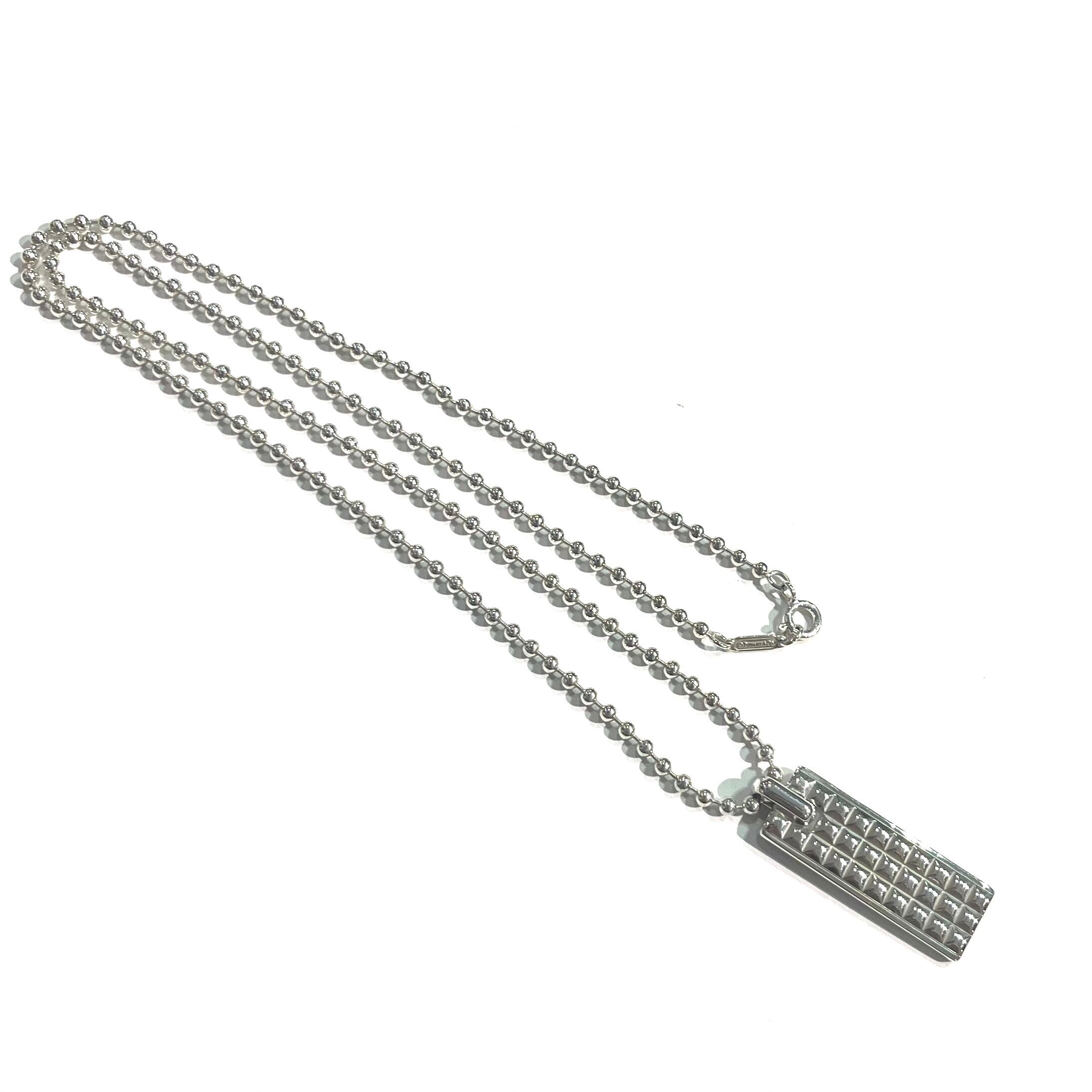 TIFFANY&CO.】T1999 ダイヤモンドバー ネックレス／シルバー925／幾何
