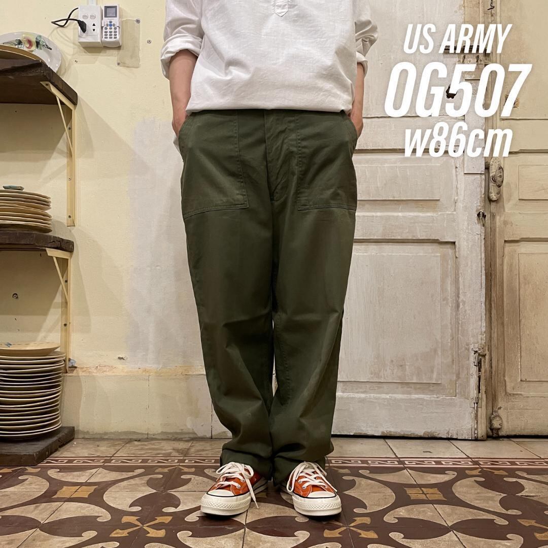 GD182 US ARMY 米軍 アメリカ軍 ベイカーパンツ 80s OG507 | ビンテージ雑貨 家と外で powered by BASE